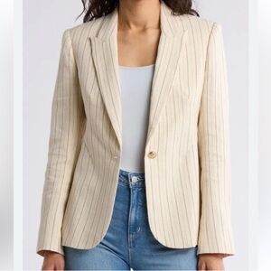 L'Agence Clementine Linen Blazer NWOT